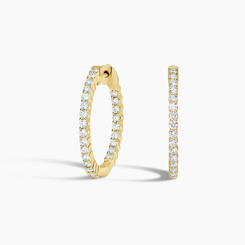 Kaia Diamond Hoop Earrings (1 ct. tw.)