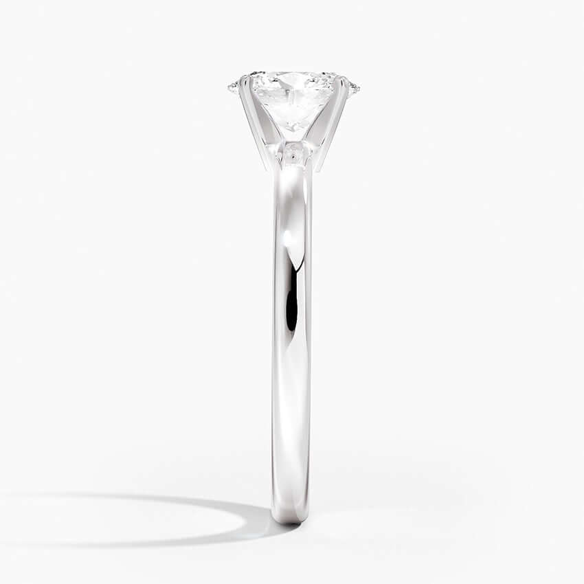 white gold engagement ring oval diamond