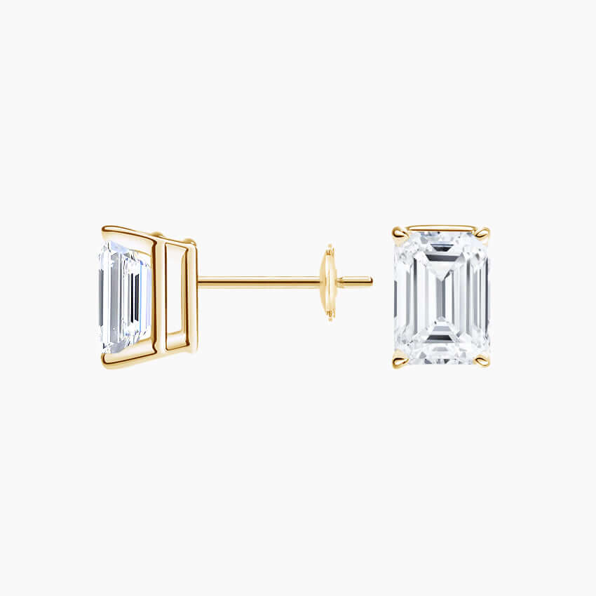 Bianca Emerald Diamond Stud Earrings (2 ct. tw.)