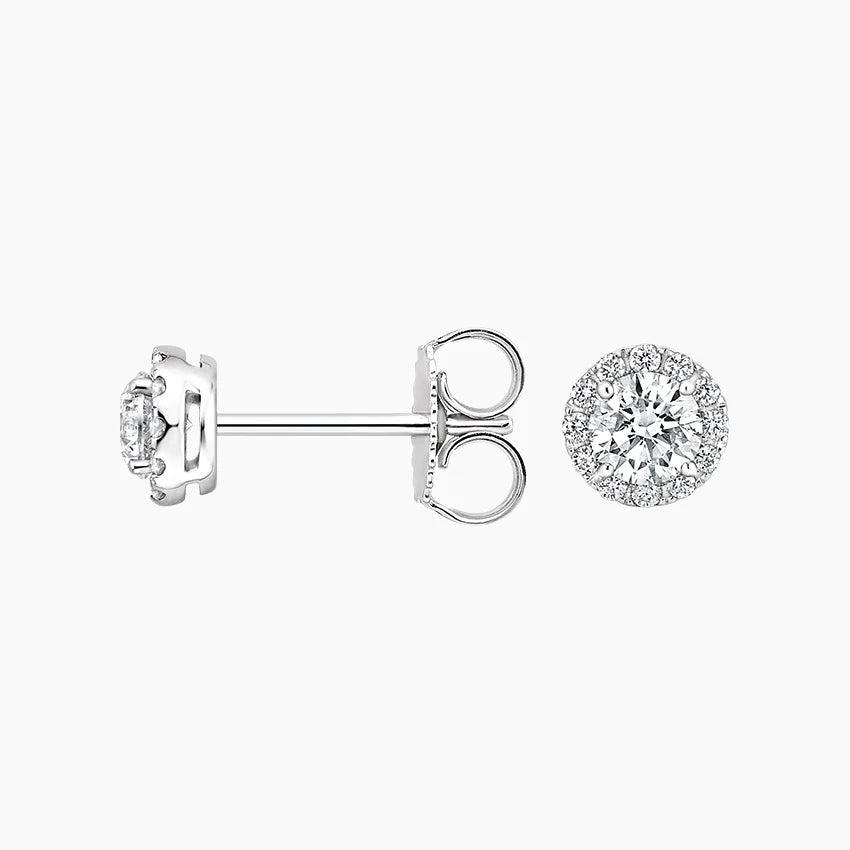 Silvia Halo Diamond Earrings (2 1/4 Ct. Tw.)