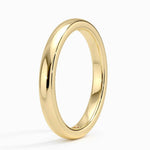 yellow gold wedding ring 2.5mm