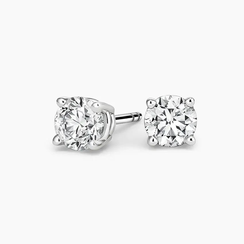 2ct studs lab diamonds white gold pov1