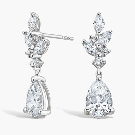 Multi Shape Diamond earring