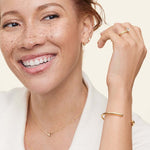 4th female model wearing Gianna Bracelet