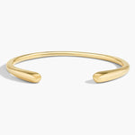 yellow gold cuff bangle bracelet