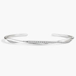 white gold diamond bangle 